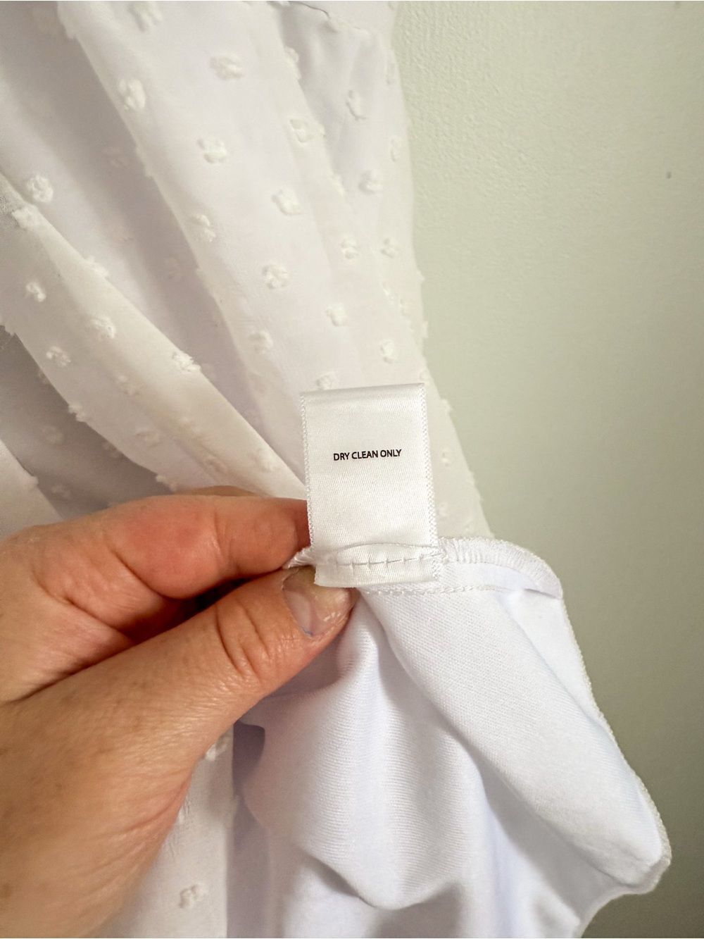Altar'd State Kristin Clip Dot White Ruffled Mini Dress Size Medium - Picture 8 of 11